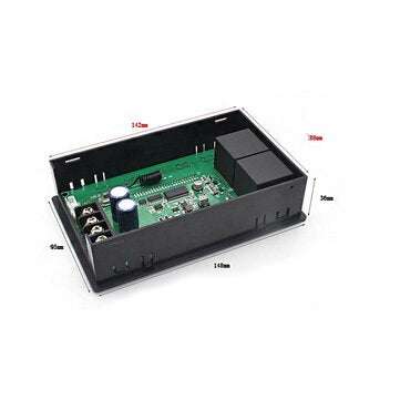 LCD Smart Digital Display 0~100% Adjustable 60A PWM DC Motor Speed Controller Timing Reversible Remo