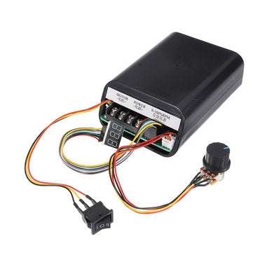 PWM DC Motor Speed Controller Max 60A CW CCW Digital Display 0~100% Adjustable Drive Module Build in