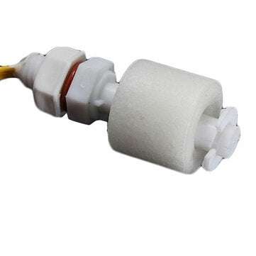 PP Liquid Water Level Sensor Horizontal Float Switch Down White