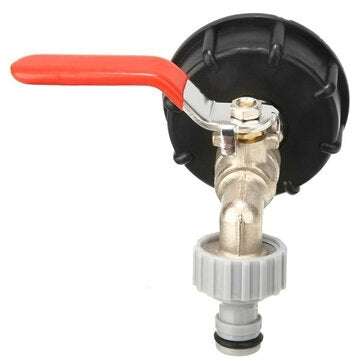 IBC Tote Tank Valve Drain Adapter 1/2" Garden Hose Faucet Water Connector Tool