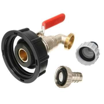 IBC Tote Tank Valve Drain Adapter 1/2" Garden Hose Faucet Water Connector Tool