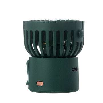 Mini Multi-function Hanging Neck Cooling Fan Portable Outdoor Hanging Waist Fan De... (COLOR: GREEN)