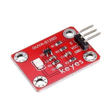 Keyes Brick GUVA-S12SD 3528 Ultraviolet Sensor(Pad hole) with Pin Header Module Analog Signal 240-37