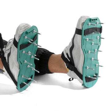 Lawn Aerator Shoes with Spikes Lawn Garden Soil Grass Aeration Sandals Shoes