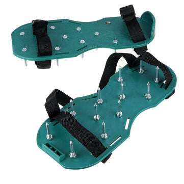 Lawn Aerator Shoes with Spikes Lawn Garden Soil Grass Aeration Sandals Shoes