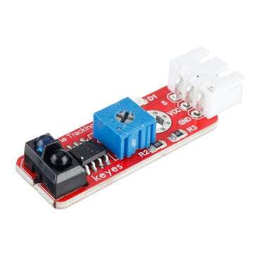 Keyes Brick Grayscale Sensor(Pad hole) Anti-reverse Plug White Terminal TCRT5000 Sensor Module