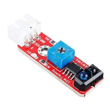 Keyes Brick Grayscale Sensor(Pad hole) Anti-reverse Plug White Terminal TCRT5000 Sensor Module
