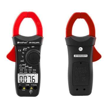 HoldPeak Digital Clamp Multimeter HP-570C-APP 1000A AC/DC Current Voltage Temperature Meter Link to