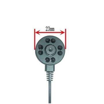 HD Mini CCTV Audio IR FPV 3.6MM Camera Security Micro 600TVL NightVision 8 LED