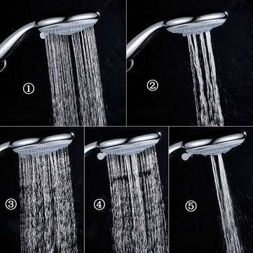 KC-SH429 Handheld Adjustable Shower Head 5 Mode SPA Pressurize Filtered Bathroom Shower Head