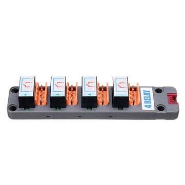 Programmable 4-Way Relay Module AC250V 10A with LED Status Indication IIC Communication Controlled I