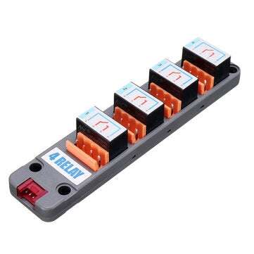 Programmable 4-Way Relay Module AC250V 10A with LED Status Indication IIC Communication Controlled I