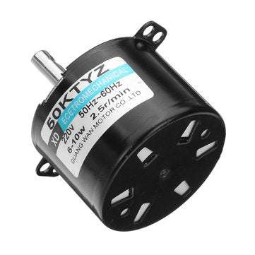 Machifit 50KTYZ 220V 2.5rpm Synchronous Motor 10W Permanent Magnet Motor