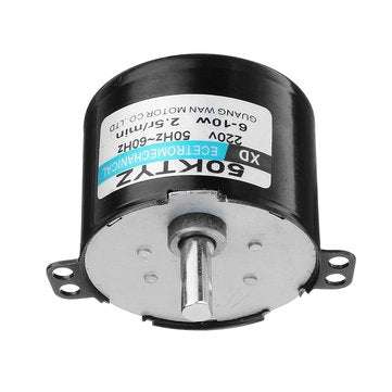 Machifit 50KTYZ 220V 2.5rpm Synchronous Motor 10W Permanent Magnet Motor