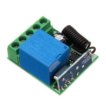 Geekcreit 433MHz DC12V 10A 1CH Single Channel Wireless Relay RF Remote Control Switch Receiver Boa