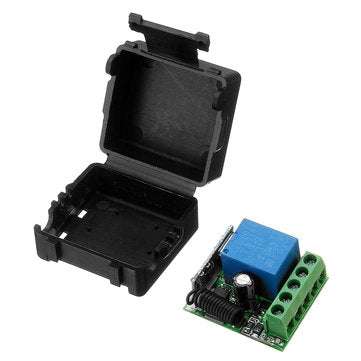 Geekcreit 433MHz DC12V 10A 1CH Single Channel Wireless Relay RF Remote Control Switch Receiver Boa