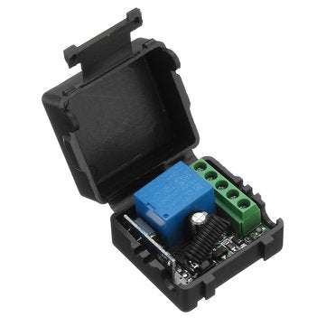 Geekcreit 433MHz DC12V 10A 1CH Single Channel Wireless Relay RF Remote Control Switch Receiver Boa