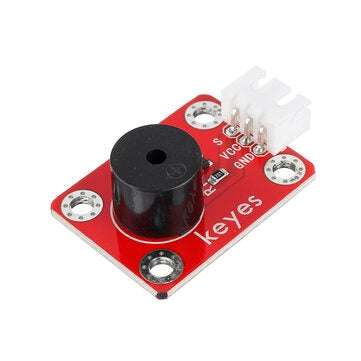 Keyes Brick Active Buzzer Alarm Module (pad hole) Anti-reverse Plug White Terminal For SCM Project