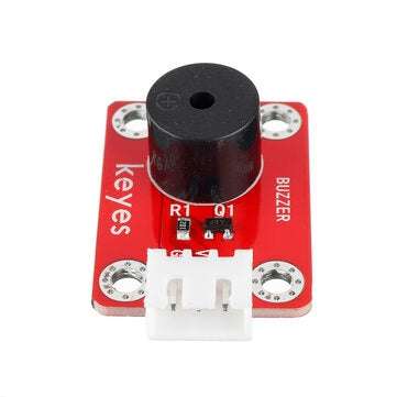Keyes Brick Active Buzzer Alarm Module (pad hole) Anti-reverse Plug White Terminal For SCM Project