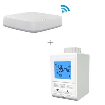 MoesHouse Tuya ZigBee3.0 Smart Wireless Gateway HUB+1pcs Thermostat Heater Temperature Controller TR