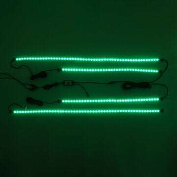 RGB LED Under Car Tube Strip Underglow body Neon Light bluetooth+RF Control