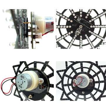 Geekcreit DIY Colorful LED Automatic Rotating Ferris Wheel Kit Electronic Components Diy Music Spe
