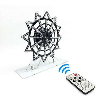 Geekcreit DIY Colorful LED Automatic Rotating Ferris Wheel Kit Electronic Components Diy Music Spe