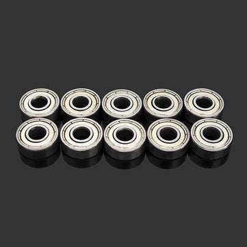 Machifit 10pcs 6x17x6mm 606zz Steel Sealed Shielded Deep Groove Ball Bearing