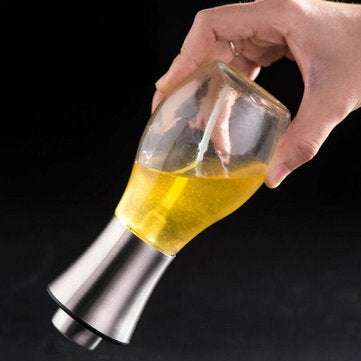 Olive Oil Sprayer Leak-Proof Oil Sprayer Vinegar Cooking Glass Bottles Dispenser Kitchen Cooking Bak
