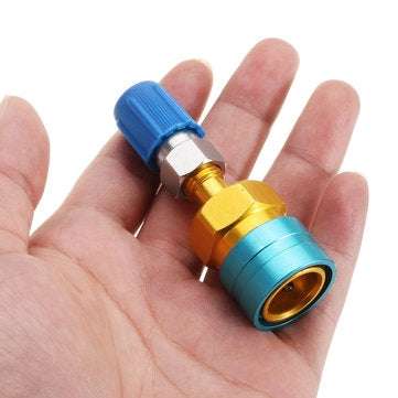 R1234YF to R134A Hose Adapter Low Side Coupler Quick Fitting Connector