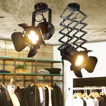 Industrial Retro LED Ceiling Light  Track Light Stretch Light Indoor LED Lamp for Cloth Club