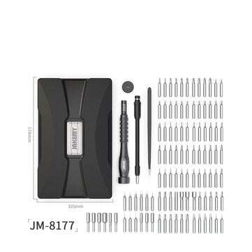 Jakemy-8177 106Pcs Multi-function Magnetic Precision Screwdriver Set W/93 Bits Socket Hex Torx For P