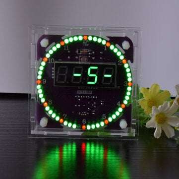 Geekcreit Fourth Generation DIY EC1838B DS1302 Light Con... (DESIGN: GREENDIGITALTUBERED&GREENLED)