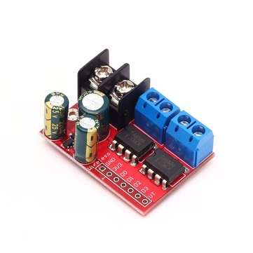H Bridge Remote Control 5A 3V-14V Dual DC Motor Drive Module Voltage Reverse PWM Speed Regulation Do