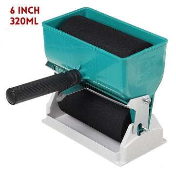 Handheld Glue Trough Roller Applicator Adjustable with Stand Manual Glue Dispenser (SIZE: 6INCH)