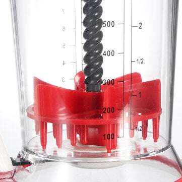 JIQI Cake Batter Cream Dispenser Dough Cupcake Muffin Pancake Separator Measuring Cup