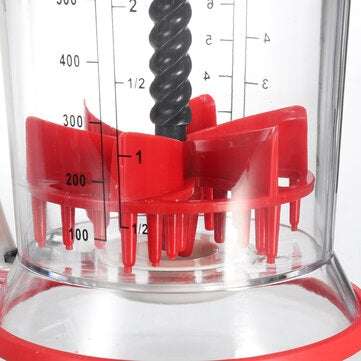 JIQI Cake Batter Cream Dispenser Dough Cupcake Muffin Pancake Separator Measuring Cup