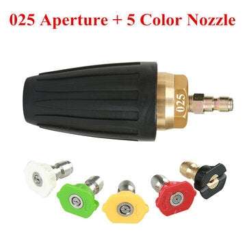 High Pressure Washer Cleaner Spray Rotating-Rotary Turbo Nozzle 025-045 (TYPE: D)