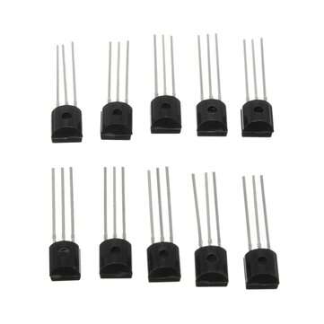 Geekcreit 600Pcs TO-92 NPN PNP Bipolar Transistor 15 Value Assortment Kit