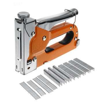 Hand Nailer Stapler with 600Nails Door Type Nail U Nail T Nail Steel Manual Nai... (TYPE: NAILSALON)