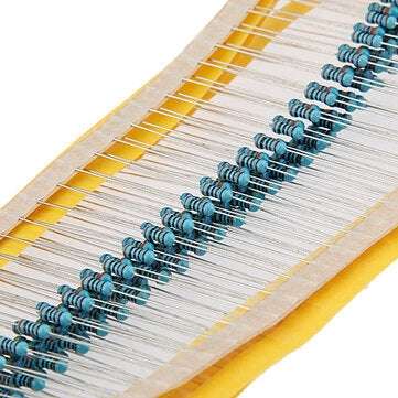 Geekcreit 600pcs 30 Kinds Value 1% 1/4W Metal Film Resistor Assorted Kit 20pcs Each Value