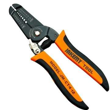 JAKEMY JM-CT4-12 Wire Cutter Stripper Heavy Duty 7.0 Inch AWG Metric Scale