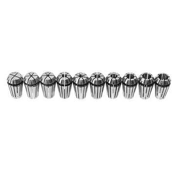 Machifit 10pcs ER16 1-10mm Spring Collet CNC Carving Machine Milling Chuck Collet Lathe Tool