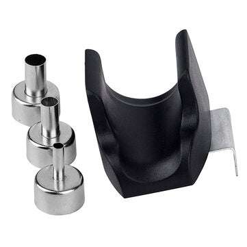 Hot Air Handle Bracket with 3Pcs Nozzle Soldering Station Welding Rework Station Upgraded from 8586