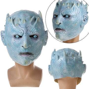 Game of Thrones Night King Latex Mask Headgear A Song of Ice and Fire Halloween Latex Mask
