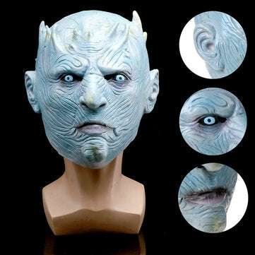Game of Thrones Night King Latex Mask Headgear A Song of Ice and Fire Halloween Latex Mask