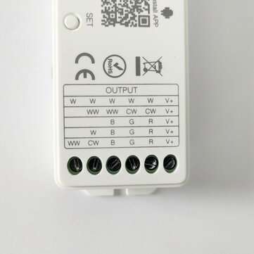 Miboxer WL5 2.4G 15A 5 IN 1 WiFi LED Controller work with Amazon Alexa Google Assistant for RGBW RGB