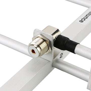 High Gain HD1 Ailunce Aluminum Alloy UHF Yagi Radio Antenna+UHF Female Connector