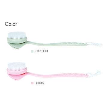 Honana BX-107 Bath Brush Scrub Skin Massage Health Care Shower Rubbing Detachable ... (COLOR.: PINK)