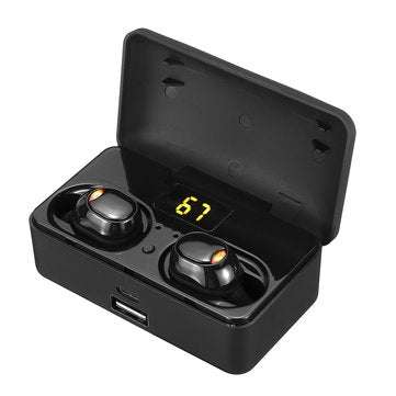 G10 TWS bluetooth 5.0 9D Stereo Earphone Wireless IPX7 Waterproof LED Display Headphones Smart Power